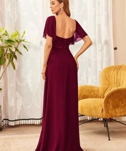 Ever-Pretty US Sweetheart Flutter Sleeve Bridesmaid Dress SHOP BY OCCASION