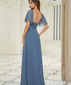 Ever-Pretty US Sweetheart Flutter Sleeve Bridesmaid Dress SHOP BY OCCASION