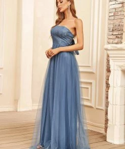 Ever-Pretty US Sheer Asymmetrical One-Shoulder Lace A-Line Bridesmaid Dress