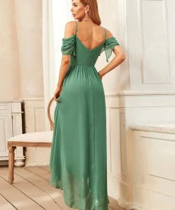 Ever-Pretty US Cold Shoulder High Low Bridesmaid Dress