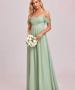 Ever-Pretty US SHOP BY OCCASION Pleated V-Neck Cold Shoulder Bridesmaid Dress 32 Ever-Pretty US SHOP BY OCCASION Pleated V-Neck Cold Shoulder Bridesmaid Dress