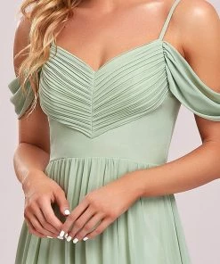 Ever-Pretty US SHOP BY OCCASION Pleated V-Neck Cold Shoulder Bridesmaid Dress 29 Ever-Pretty US SHOP BY OCCASION Pleated V-Neck Cold Shoulder Bridesmaid Dress