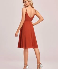 Ever-Pretty US Spaghetti Strap V-Neck Knee-Length Bridesmaid Dress 13 Ever-Pretty US Spaghetti Strap V-Neck Knee-Length Bridesmaid Dress