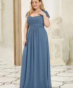 Ever-Pretty US Chiffon Ruched Sweetheart A-Line Bridesmaid Dress SHOP BY OCCASION 17 Ever-Pretty US Chiffon Ruched Sweetheart A-Line Bridesmaid Dress SHOP BY OCCASION