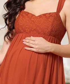 Ever-Pretty US Empire Waist Floral Lace Chiffon Bump Friendly Dress 12 Ever-Pretty US Empire Waist Floral Lace Chiffon Bump Friendly Dress