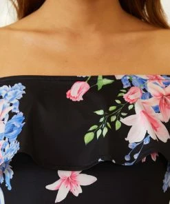 Ever-Pretty US Sleeveless Ruffle Top Short Bodycon Maternity Dress