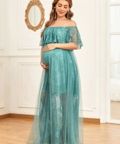 Ever-Pretty US Maternity Dresses Empire Waist Vintage Floral Foldover Double-Layer Bump Friendly Dress 8 Ever-Pretty US Maternity Dresses Empire Waist Vintage Floral Foldover Double-Layer Bump Friendly Dress