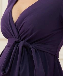 Ever-Pretty US Short Sleeve Tie Waist Short A-Line Maternity Dress Maternity Dresses