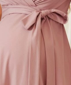 Ever-Pretty US Short Sleeve Tie Waist Short A-Line Maternity Dress Maternity Dresses