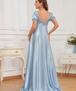 Ever-Pretty US Elegant V-Neck Floor-Length Short Sleeve Bump Friendly Dresses 22 Ever-Pretty US Elegant V-Neck Floor-Length Short Sleeve Bump Friendly Dresses