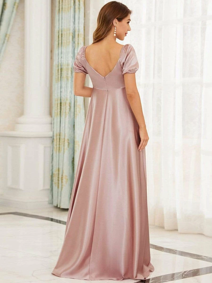 Ever-Pretty US Elegant V-Neck Floor-Length Short Sleeve Bump Friendly Dresses 4 Ever-Pretty US Elegant V-Neck Floor-Length Short Sleeve Bump Friendly Dresses