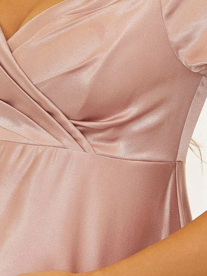 Ever-Pretty US Elegant V-Neck Floor-Length Short Sleeve Bump Friendly Dresses 5 Ever-Pretty US Elegant V-Neck Floor-Length Short Sleeve Bump Friendly Dresses