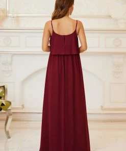 Ever-Pretty US Ruffle Top Spaghetti Strap A-Line Maternity Dress Maternity Dresses