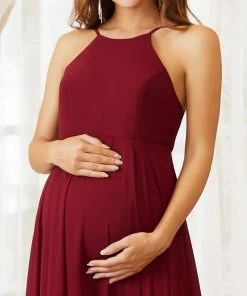 Ever-Pretty US SHOP BY OCCASION Elegant Halter Top Tulle A-Line Maternity Dress 7 Ever-Pretty US SHOP BY OCCASION Elegant Halter Top Tulle A-Line Maternity Dress