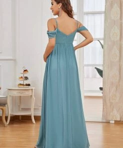 Ever-Pretty US Off-Shoulder Spaghetti Strap A-Line Maternity Dress Maternity Dresses