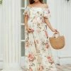 Ever-Pretty US SHOP BY OCCASION Ruffled Off-Shoulder A-Line Maternity Dress