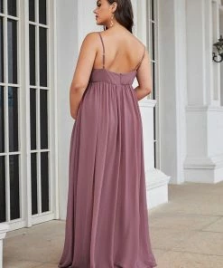 Ever-Pretty US SHOP BY OCCASION Plus Size Soft Long Open Back Formal Maternity Dress