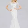 Ever-Pretty US Floral Sequin Outdoor Wedding Dress With Short Sleeves Summer Dresses 2022