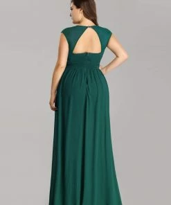 Ever-Pretty US Plus Size Sleeveless Grecian Style Formal Evening Dress