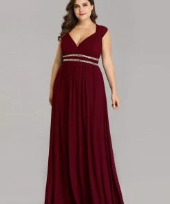 Ever-Pretty US Plus Size Sleeveless Grecian Style Formal Evening Dress