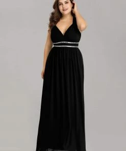 Ever-Pretty US Plus Size Sleeveless Grecian Style Formal Evening Dress