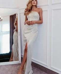 Ever-Pretty US Fancy One Shoulder Sequin Long Evening Dress SHOP BY OCCASION