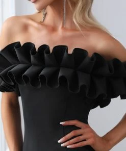 Ever-Pretty US SHOP BY OCCASION Off The Shoulder A Line Mermaid Maxi Evening Gown