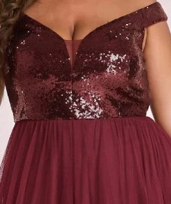 Ever-Pretty US Plus Size Long Sequin Special Occasion Dresses 55 Ever-Pretty US Plus Size Long Sequin Special Occasion Dresses