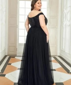 Ever-Pretty US Plus Size Long Sequin Special Occasion Dresses 73 Ever-Pretty US Plus Size Long Sequin Special Occasion Dresses