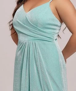 Ever-Pretty US Spaghetti Strap Front Slit Evening Dress SHOP BY OCCASION