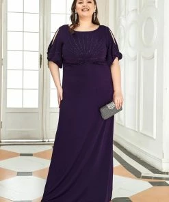 Ever-Pretty US Simple Plus Size Bodycon Maxi Mermaid Formal Evening Dress SHOP BY OCCASION