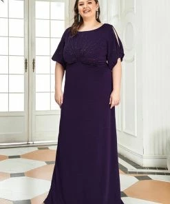Ever-Pretty US Simple Plus Size Bodycon Maxi Mermaid Formal Evening Dress SHOP BY OCCASION