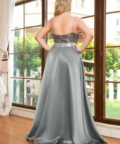Ever-Pretty US Sparkly Plus Size Prom Dresses For Women With Asymmetrical Hems SHOP BY OCCASION