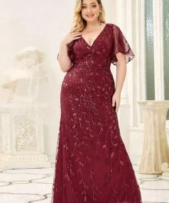 Ever-Pretty US Plus Size Long Mermaid Formal Dresses For Weddings SHOP BY OCCASION