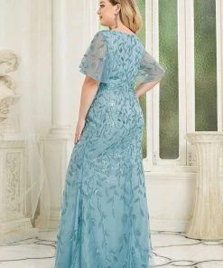 Ever-Pretty US Plus Size Long Mermaid Formal Dresses For Weddings SHOP BY OCCASION