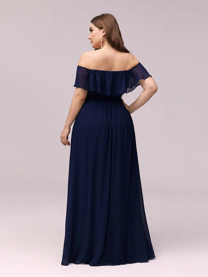 Ever-Pretty US Evening Dresses & Gowns Women's Off Shoulder Ruffle Thigh Split Bridesmaid Dresses 33 Ever-Pretty US Evening Dresses & Gowns Women's Off Shoulder Ruffle Thigh Split Bridesmaid Dresses