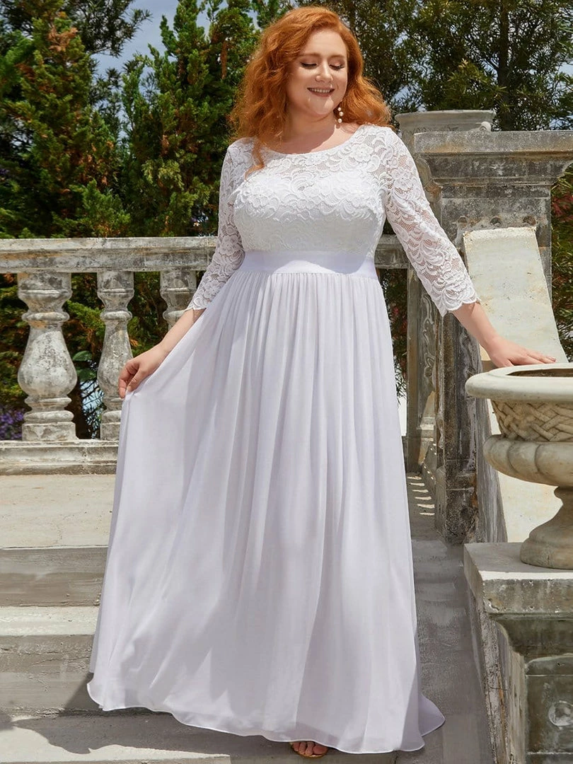 Ever-Pretty US Summer Dresses 2022 Outdoor Casual Lace & Chiffon Wedding Dress For Eloping 10 Ever-Pretty US Summer Dresses 2022 Outdoor Casual Lace & Chiffon Wedding Dress For Eloping