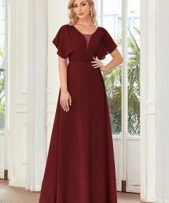 Ever-Pretty US SHOP BY OCCASION Women's A-Line Empire Waist Maxi Chiffon Evening Dress