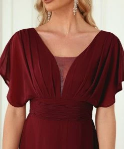 Ever-Pretty US SHOP BY OCCASION Women's A-Line Empire Waist Maxi Chiffon Evening Dress