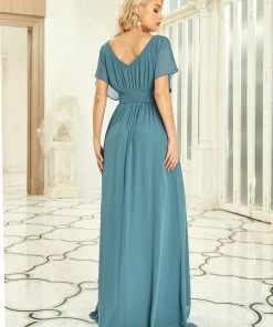 Ever-Pretty US SHOP BY OCCASION Women's A-Line Empire Waist Maxi Chiffon Evening Dress