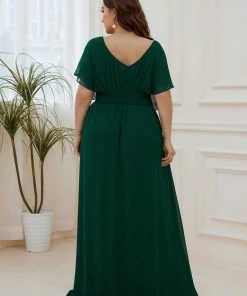 Ever-Pretty US Plus Size Empire Waist Chiffon Formal Maxi Evening Dress SHOP BY OCCASION