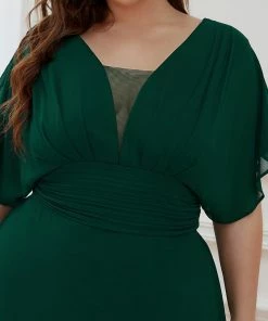 Ever-Pretty US Plus Size Empire Waist Chiffon Formal Maxi Evening Dress SHOP BY OCCASION