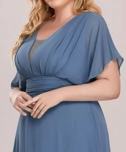 Ever-Pretty US Plus Size Empire Waist Chiffon Formal Maxi Evening Dress SHOP BY OCCASION