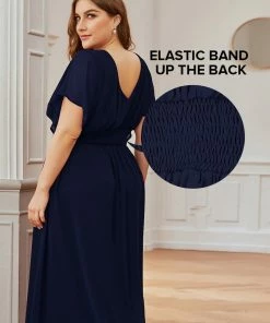 Ever-Pretty US SHOP BY OCCASION Women's A-Line Empire Waist Maxi Chiffon Evening Dress