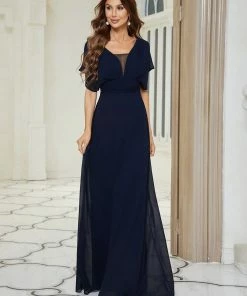 Ever-Pretty US SHOP BY OCCASION Women's A-Line Empire Waist Maxi Chiffon Evening Dress