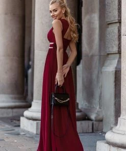 Ever-Pretty US Sleeveless Grecian Style Bridesmaid Dress For Women Evening Dresses & Gowns