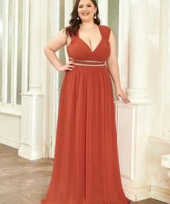 Ever-Pretty US SHOP BY OCCASION Plus Size Sleeveless Beaded Belt Chiffon Formal Summer Dresses 26 Ever-Pretty US SHOP BY OCCASION Plus Size Sleeveless Beaded Belt Chiffon Formal Summer Dresses