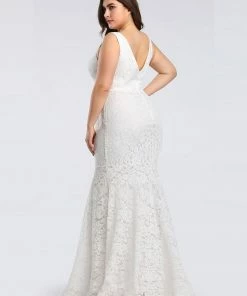 Ever-Pretty US SHOP BY OCCASION Sexy Fitted Lace Mermaid Evening Dress