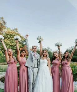 Ever-Pretty US Sleeveless V-Neck Plain Maxi Chiffon Bridesmaid Dress Party Dresses