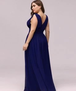 Ever-Pretty US Sleeveless V-Neck Maxi Chiffon Bridesmaid Dress Party Dresses